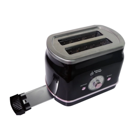 American Heritage AHBT-6300 2-Slice Bread Toaster Retro Design - Image 2