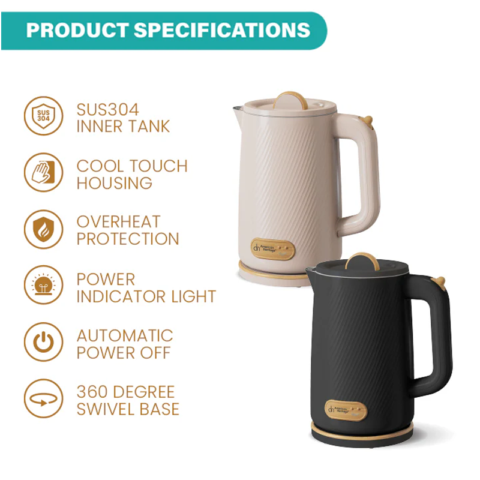 American Heritage AHCK-6324 1.8 Liters Electric kettle - Image 4