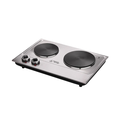 American Heritage AHESS-6280 Double Hot Plate Electric Stove - Image 4