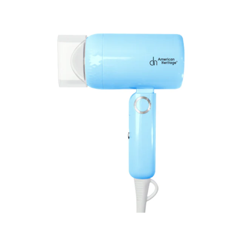 American Heritage AHHB-6327 Travel Hair Dryer Blue
