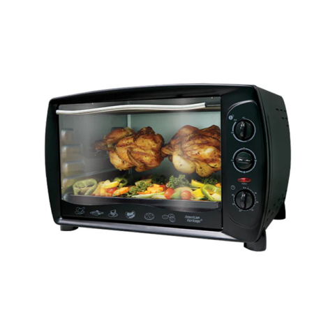 American Heritage AHOT-6099 43 Liters Electric Oven with Rotisserie