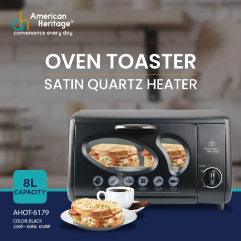 American Heritage AHOT-6179 8 Liters Oven Toaster - Image 2