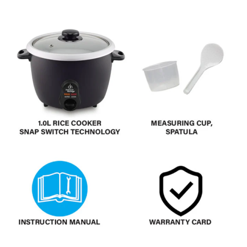 American Heritage AHRC-6171 1.0 Liter Rice Cooker - Image 7