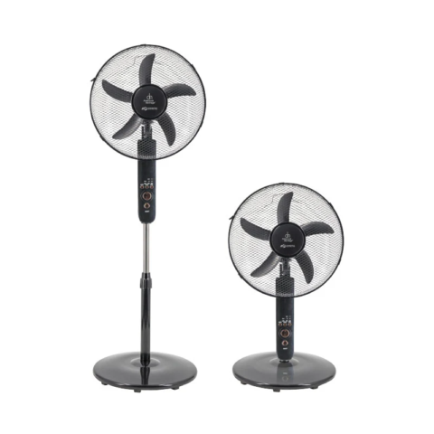 American Heritage AHSFR-6308 2-in-1 Convertible Electric Fan Black