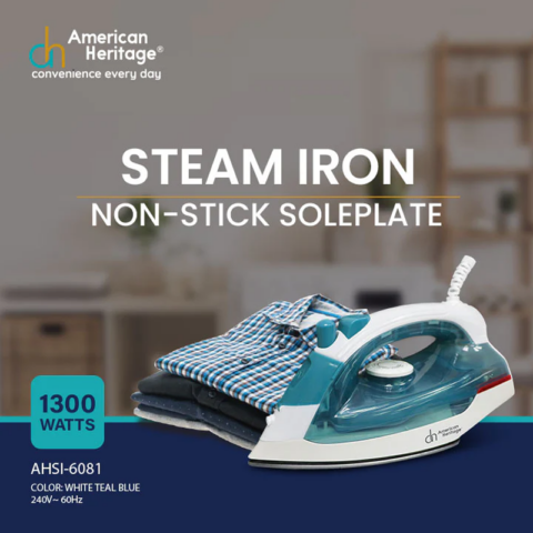 American Heritage AHSI-6081 Steam Iron - Image 2