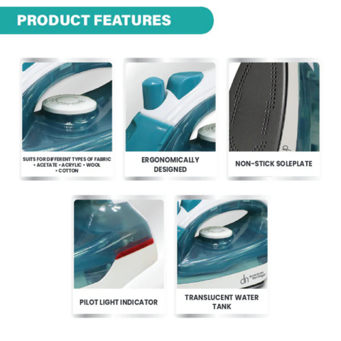 American Heritage AHSI-6081 Steam Iron - Image 5