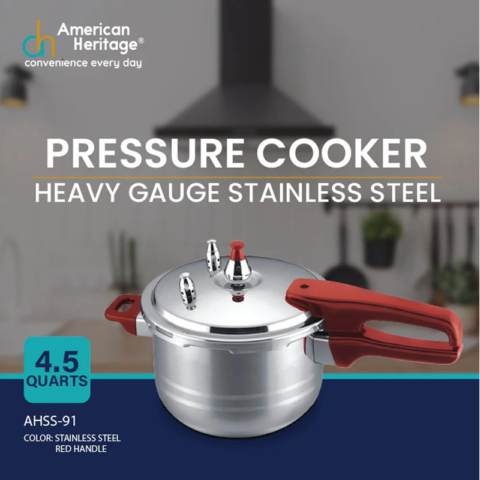 American Heritage AHSS-91 4.3 Liters Pressure Cooker - Image 2