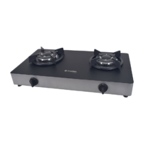 Imarflex IG-366G Double Burner Tempered Glass Gas Stove