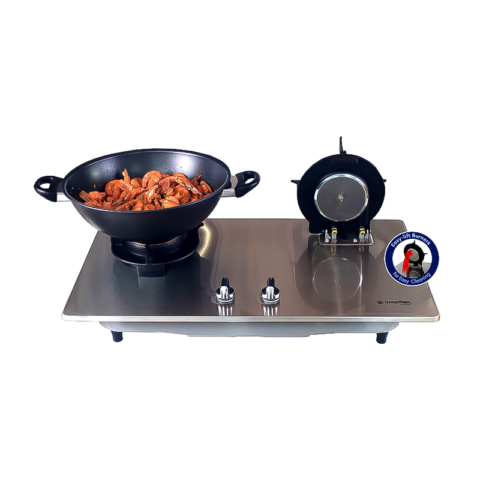 Imarflex IG-388BL 2-in-1 Built-In Gas Stove - Image 2