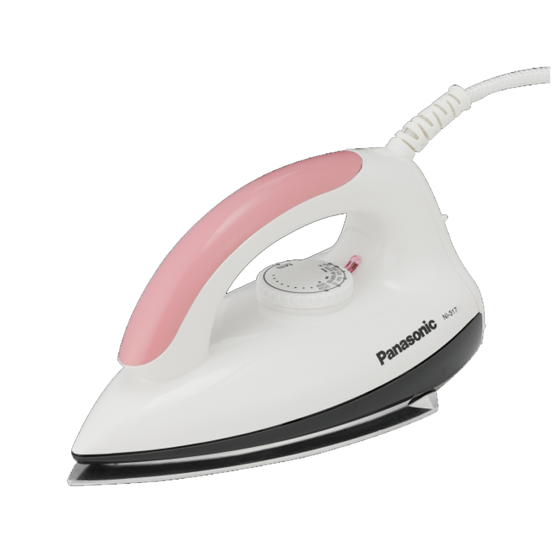 Panasonic NI-317TV 1000w Dry Iron White & Pink