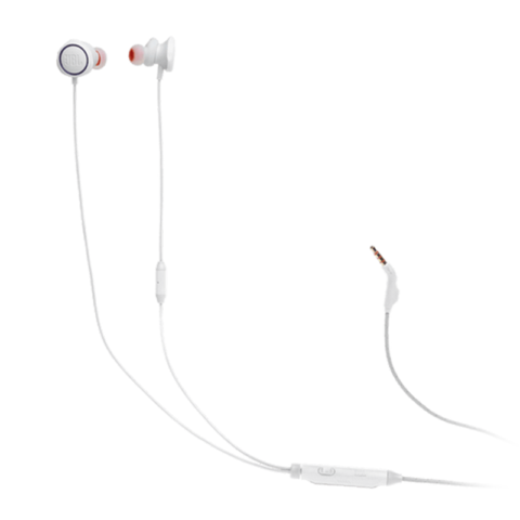 JBL QUANTUM 50 White Wired In-ear Gaming Headset - Image 3