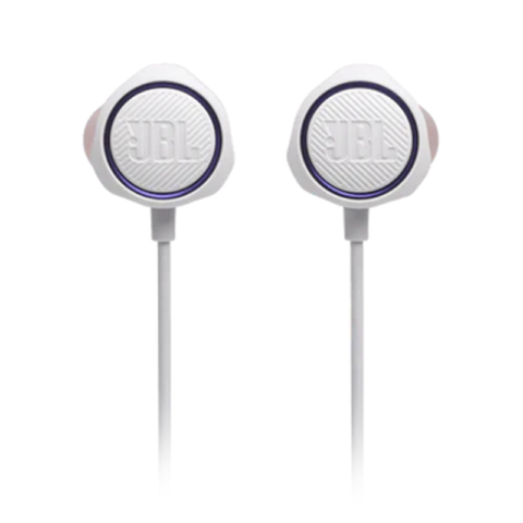 JBL QUANTUM 50 White Wired In-ear Gaming Headset - Image 4