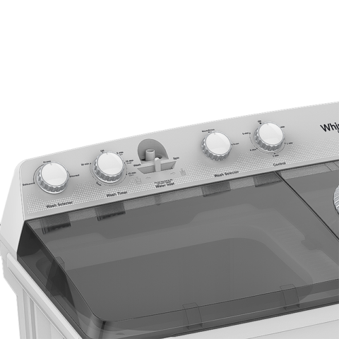 Whirlpool NWDC10503BC 10.5 kg. Twin Tub Washing Machine - Image 3