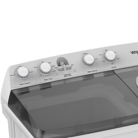 Whirlpool NWDC12503BC 12.5 kg. Twin Tub Washing Machine - Image 3