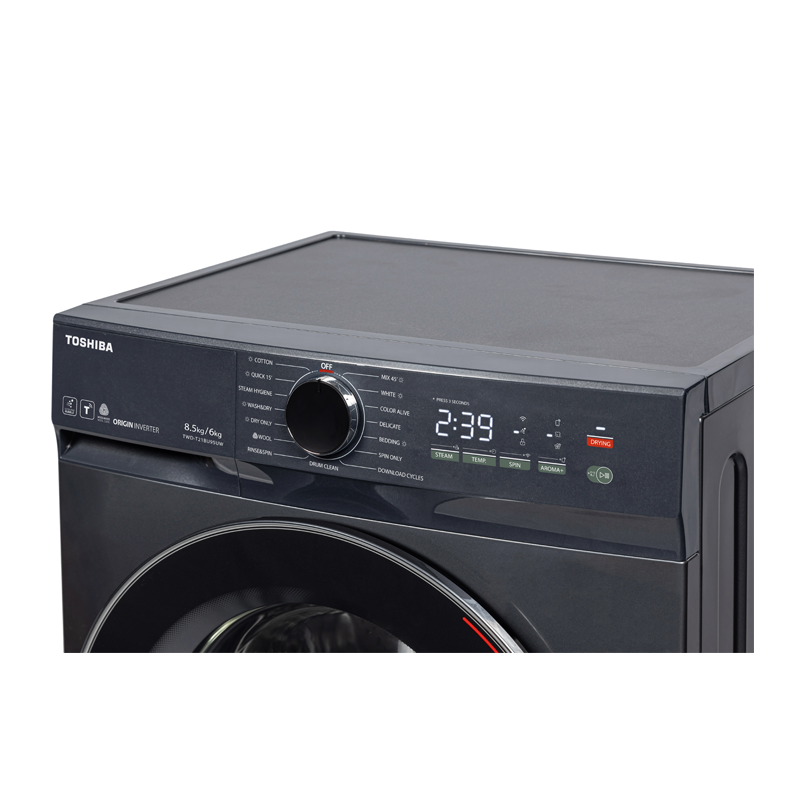 Toshiba TWD-T21BU95UW-PH(MG) 8.5kg. Front Load Washer & 6kg. Dryer - Image 2