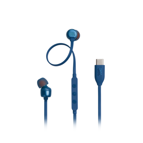 JBL TUNE 310C USB In-ear Headphone Blue - Image 2