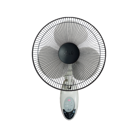 Asahi WF 625R 16in Remote Controlled Wall Fan Gray
