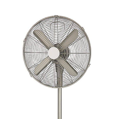 Asahi XF-6078 16in Retro Stand Fan Polished Green - Image 2