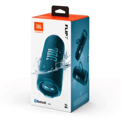JBL Flip 7 Blue Portable Waterproof and Drop-proof Bluetooth Speaker - Image 6