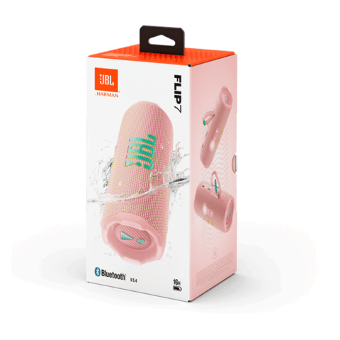 JBL Flip 7 Pink Portable Waterproof and Drop-proof Bluetooth Speaker - Image 6