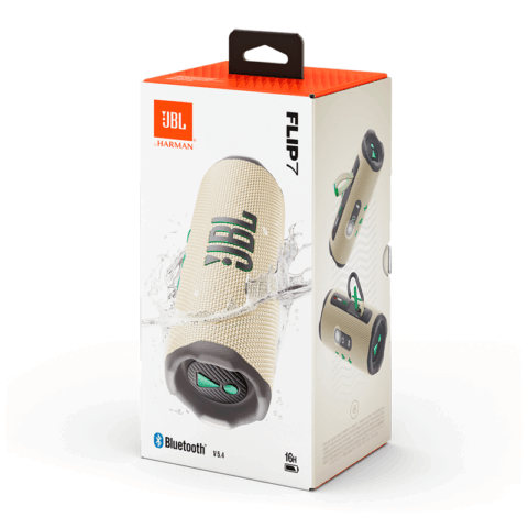 JBL Flip 7 Sand Portable Waterproof and Drop-proof Bluetooth Speaker - Image 7
