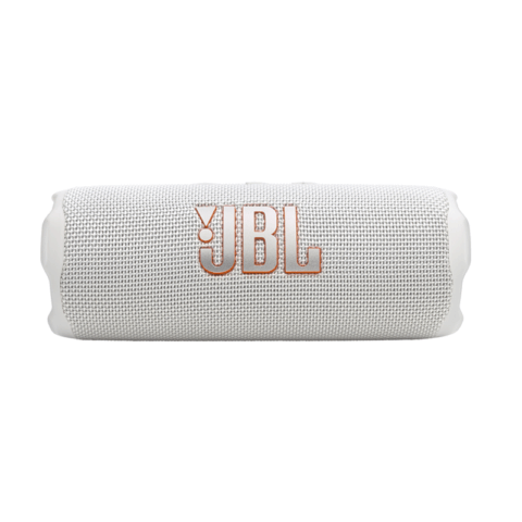 JBL Flip 7 White Portable Waterproof and Drop-proof Bluetooth Speaker