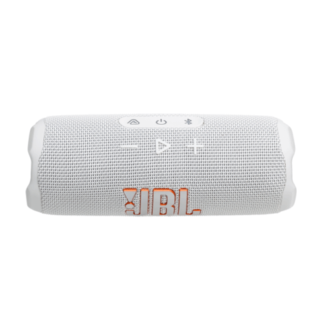 JBL Flip 7 White Portable Waterproof and Drop-proof Bluetooth Speaker - Image 4