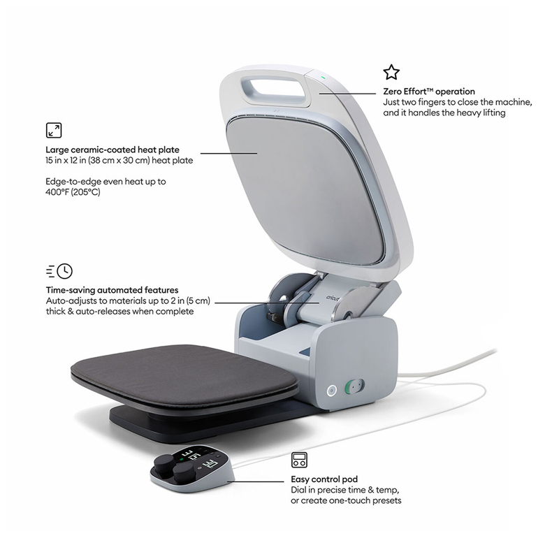 Cricut Autopress 15in x 12in Heat Press Machine - Image 2