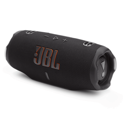 JBL CHARGE 6 Black Portable Waterproof and Drop-off Bluetooth Speaker