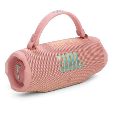 JBL CHARGE 6 Pink Portable Waterproof and Drop-off Bluetooth Speaker - Image 5