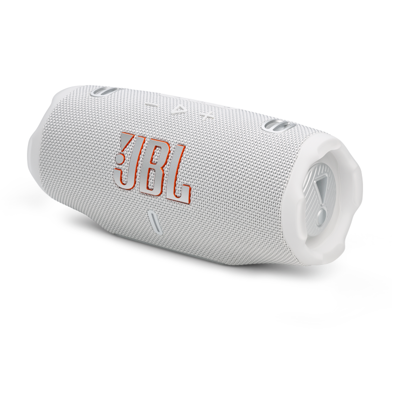 JBL CHARGE 6 White Portable Waterproof and Drop-off Bluetooth Speaker