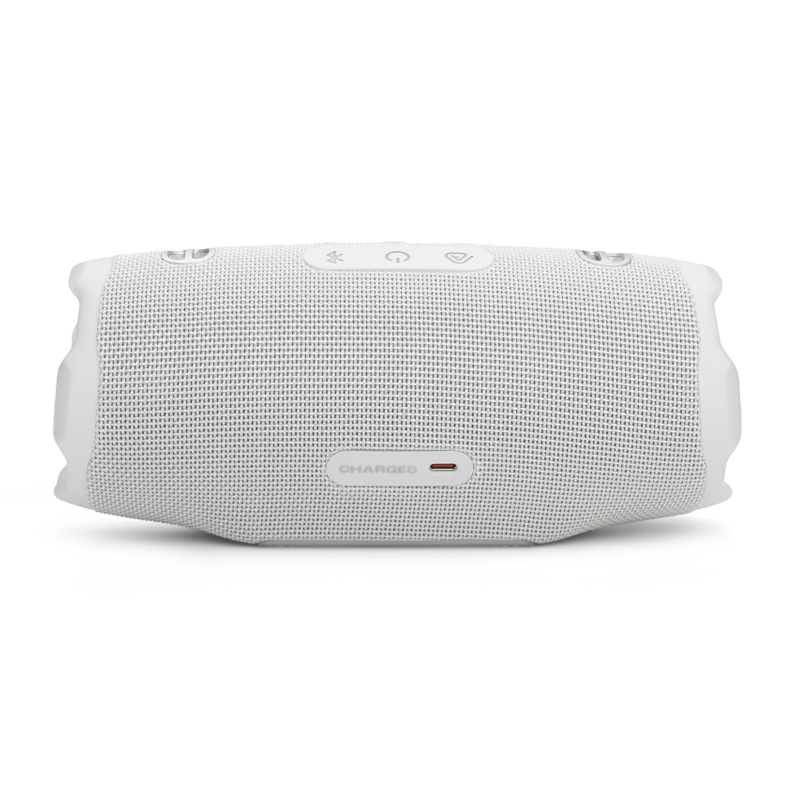 JBL CHARGE 6 White Portable Waterproof and Drop-off Bluetooth Speaker - Image 3