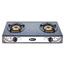 Markes MGS-8205TPW Double Burner Gas Stove