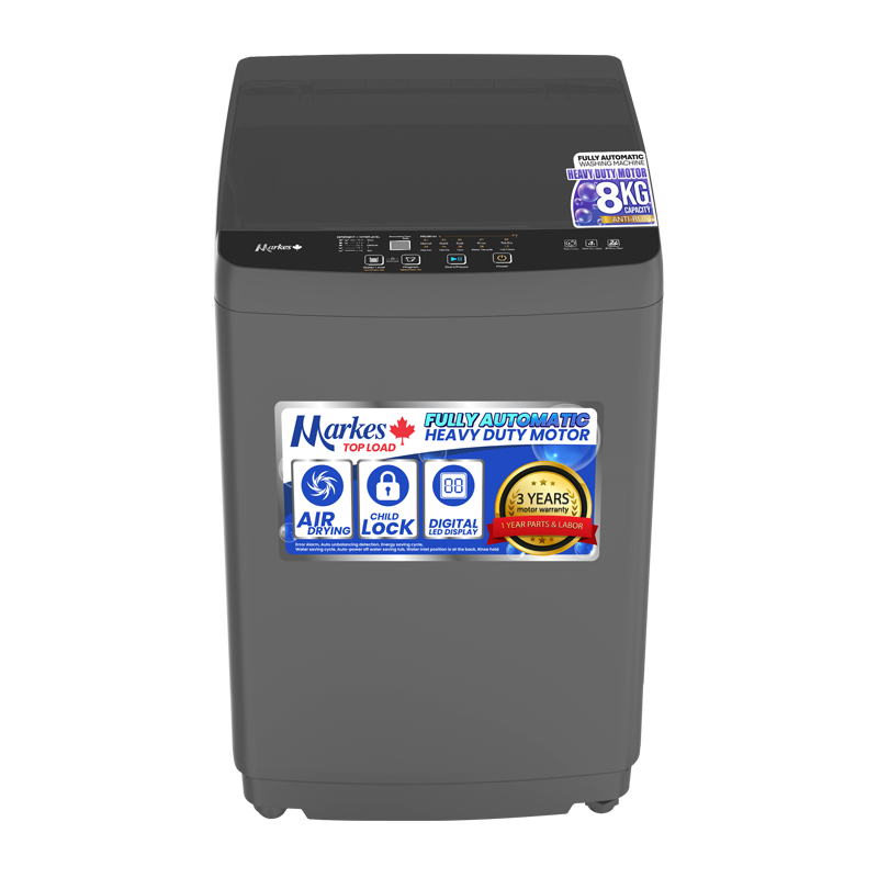 Markes MWTL-8PHLG 8.0 kg. Top Load Washing Machine