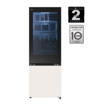 2025 Model – LG Objet Collection Bottom Freezer Refrigerator 12.7 cu.ft. RJB-V127BG