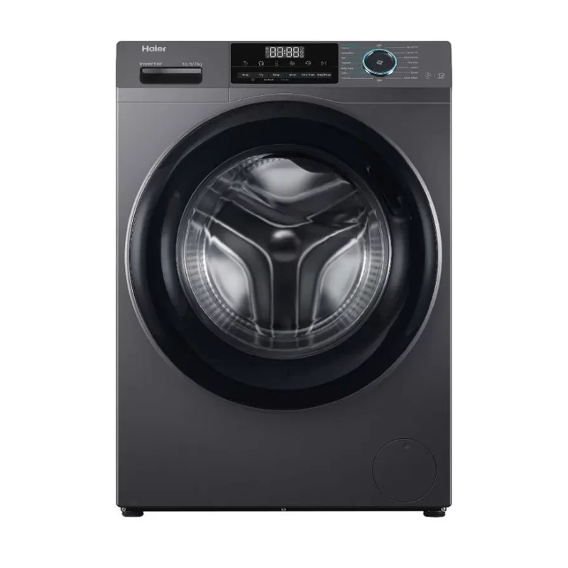 Haier HWD105-BP14929AS8 10.5 kg. Front Load Washer & 7.0 kg. Dryer