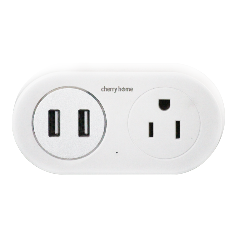 Cherry Home Smart Adapter with 2-USB
