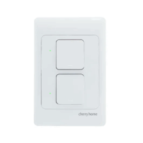 Cherry Home Smart Wall Switch 2-Gang