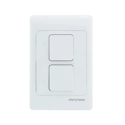 Cherry Home Smart Wall Switch 2-Gang
