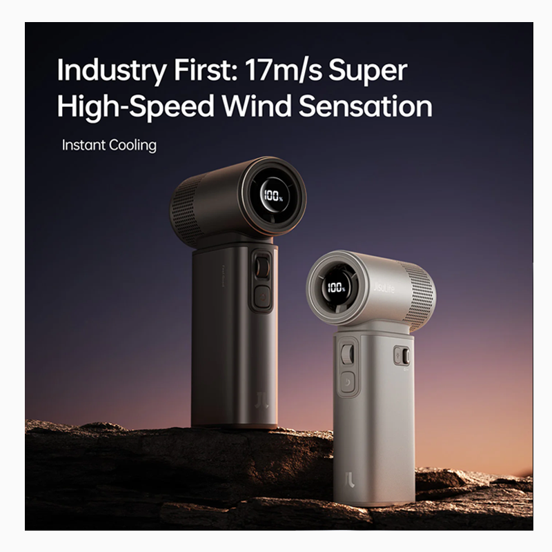 JisuLife ULTRA 2 9000mAh Handheld Fan Grey - Image 2