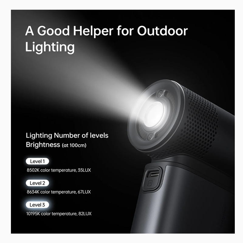 JisuLife ULTRA 2 9000mAh Handheld Fan Grey - Image 6