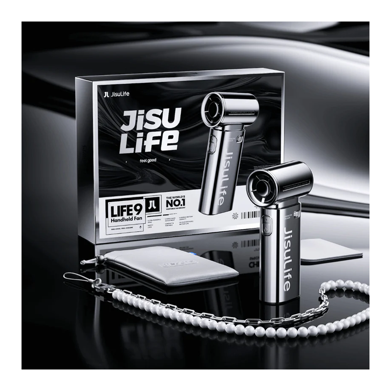 JisuLife LIFE 9 Chrome 5000mAh Handheld Fan - Image 5
