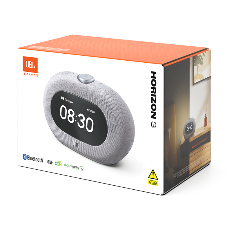 JBL Horizon 3 Bluetooth Clock Radio Speaker Gray - Image 7