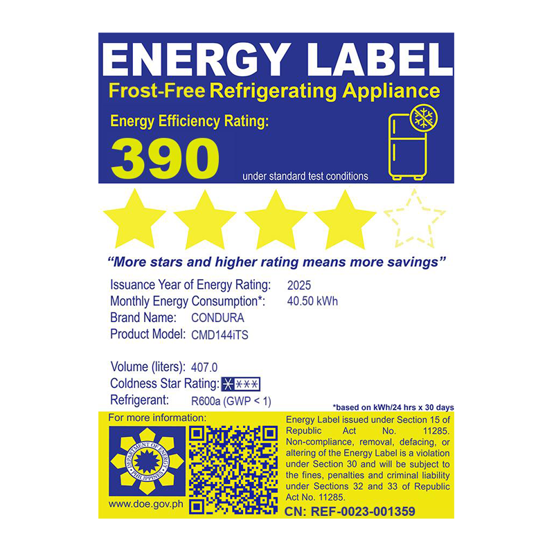 Condura CMD144iTS 14.4 cu.ft. Multi-Door Refrigerator - 2025 - Image 6