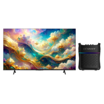 Devant 65UHD206 65in 4K Ultra HD Smart TV + SONIQUE LITE 201 Portable Speaker - BUNDLE