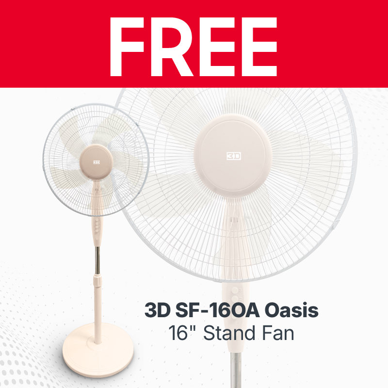 3D SF-16OA Oasis 16" Stand Fan - 2026 - Image 2
