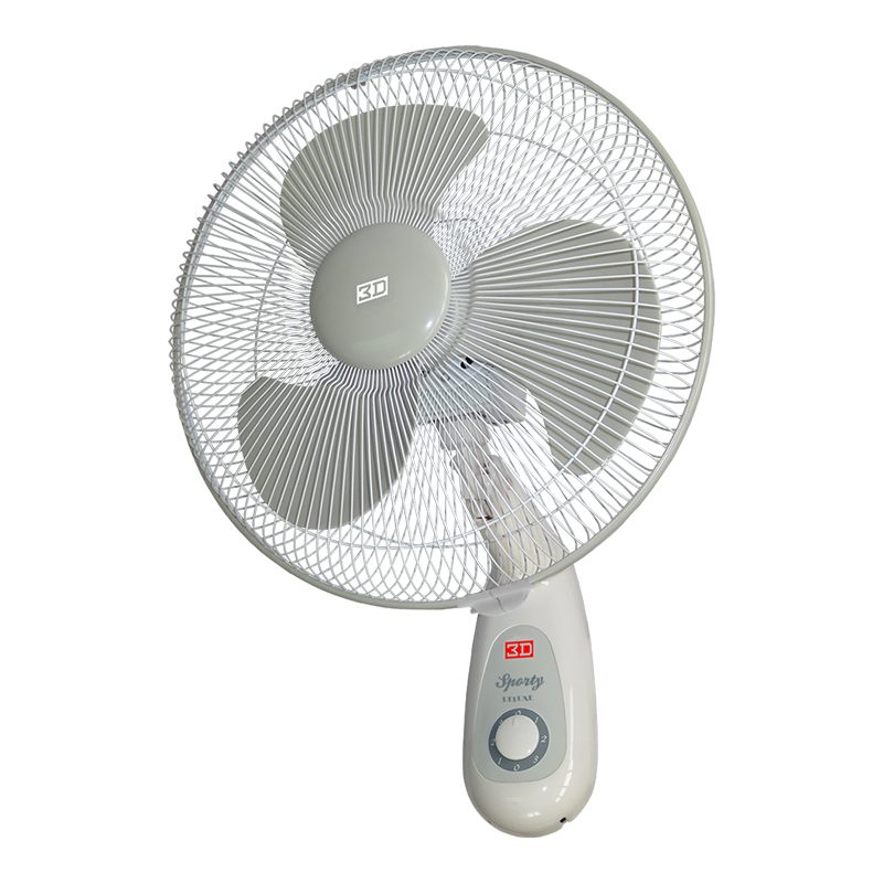 3D WF40DL Sporty Deluxe 16in Wall Fan Grey