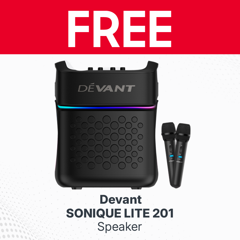 Devant 65UHD206 65in 4K Ultra HD Smart TV with a FREE Devant SONIQUE LITE 201 Speaker - 2025 - Image 2
