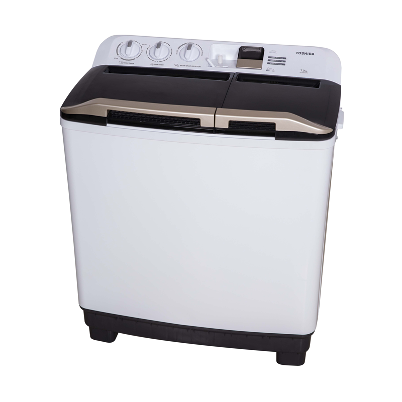 Toshiba VH-H80WPH 7.0 kg. Twin Tub Washing Machine - Image 2
