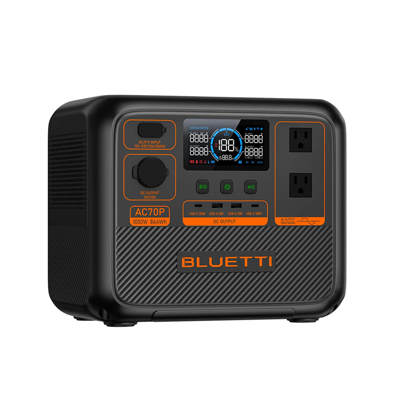 BLUETTI AC70P 1000W Portable Power Station - Image 5